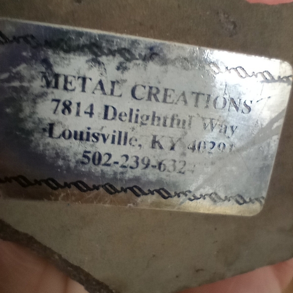 Vintage Brutalist Style Metal Sculpture Of Golfer by Metal Creations Golf Figure - Picture 9 of 10